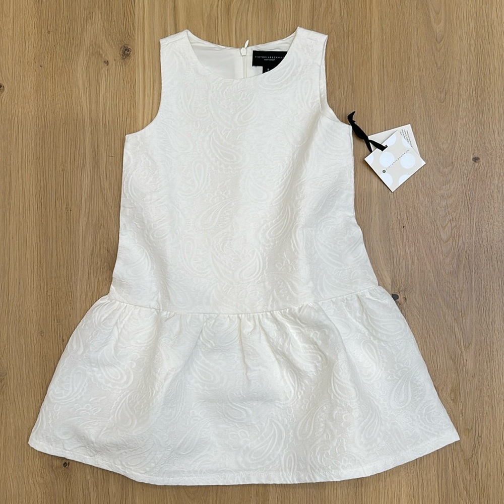 New Victoria Beckham for target white dress girls S